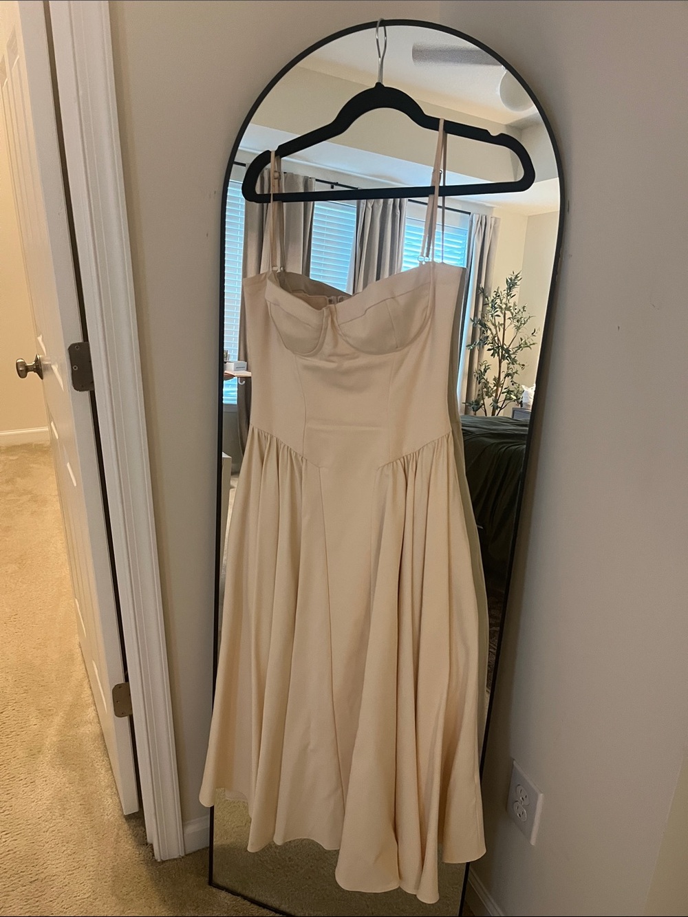 House of CB Samaria Vintage Cream Corset Midi Dress - Regular cup (A-C)